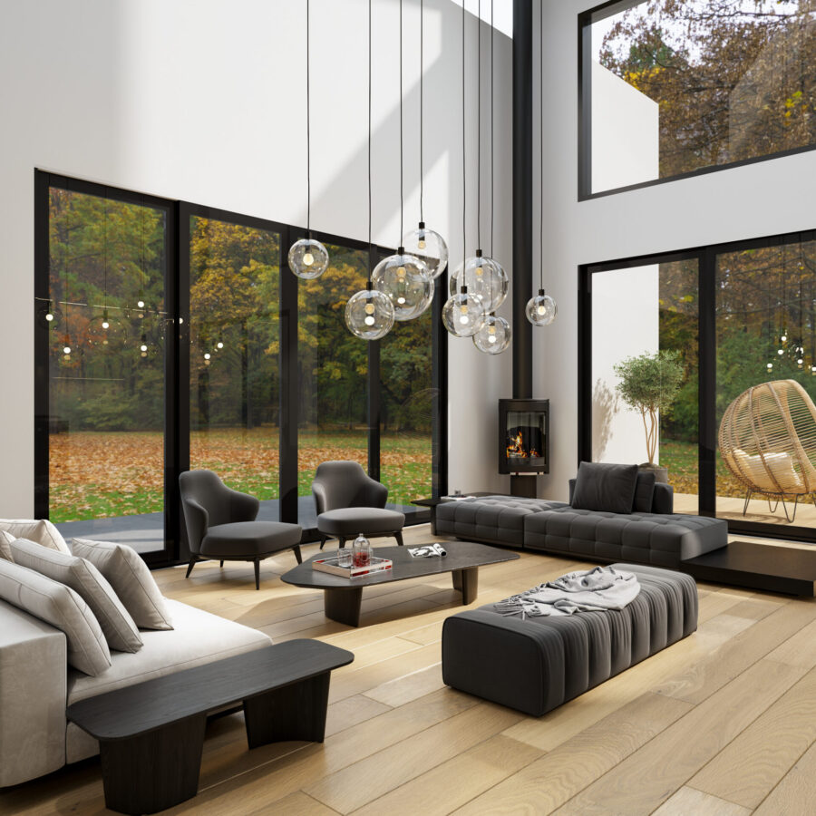 Elevation #1- Modern - Interior Renderings - 3DHomeMedia - 3DHM.com-4