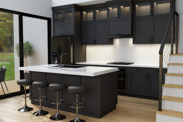 Elevation #1- Modern - Interior Renderings - 3DHomeMedia - 3DHM.com-5
