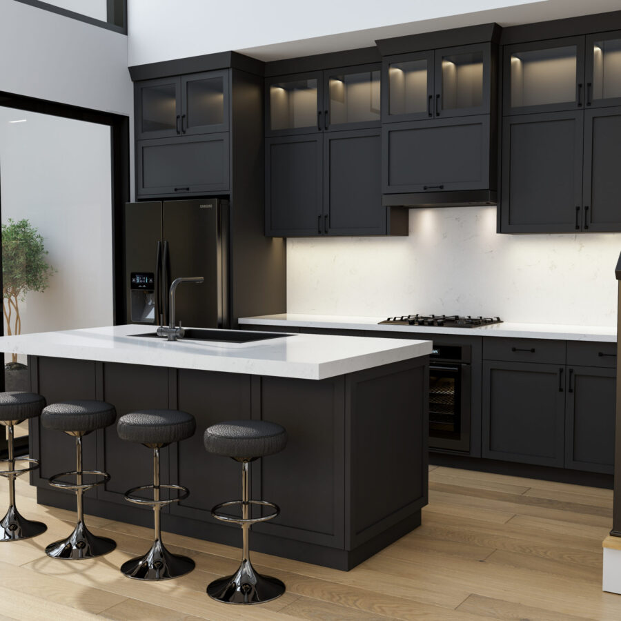 Elevation #1- Modern - Interior Renderings - 3DHomeMedia - 3DHM.com-5
