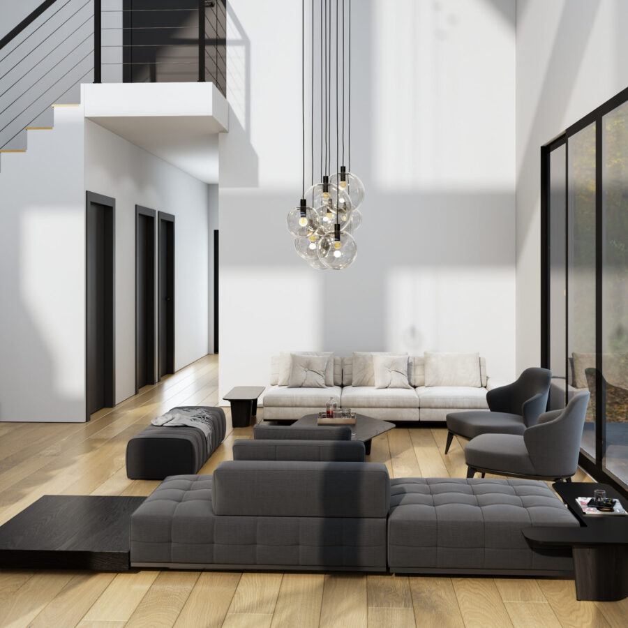 Elevation #1- Modern - Interior Renderings - 3DHomeMedia - 3DHM.com-6