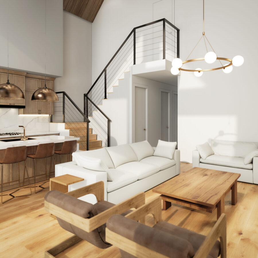 Elevation #1- Scandinavian - Interior Renderings - 3DHomeMedia - 3DHM.com-3