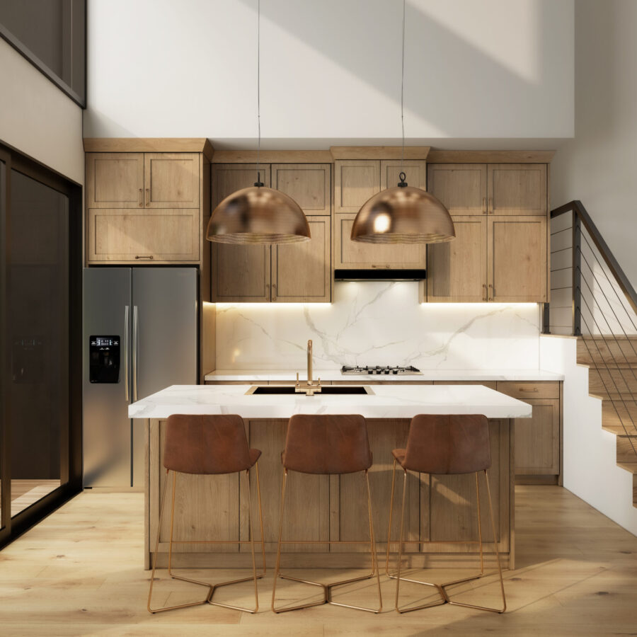 Elevation #1- Scandinavian - Interior Renderings - 3DHomeMedia - 3DHM.com-4
