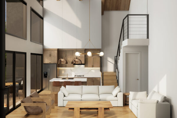 Elevation #1- Scandinavian - Interior Renderings - 3DHomeMedia - 3DHM.com